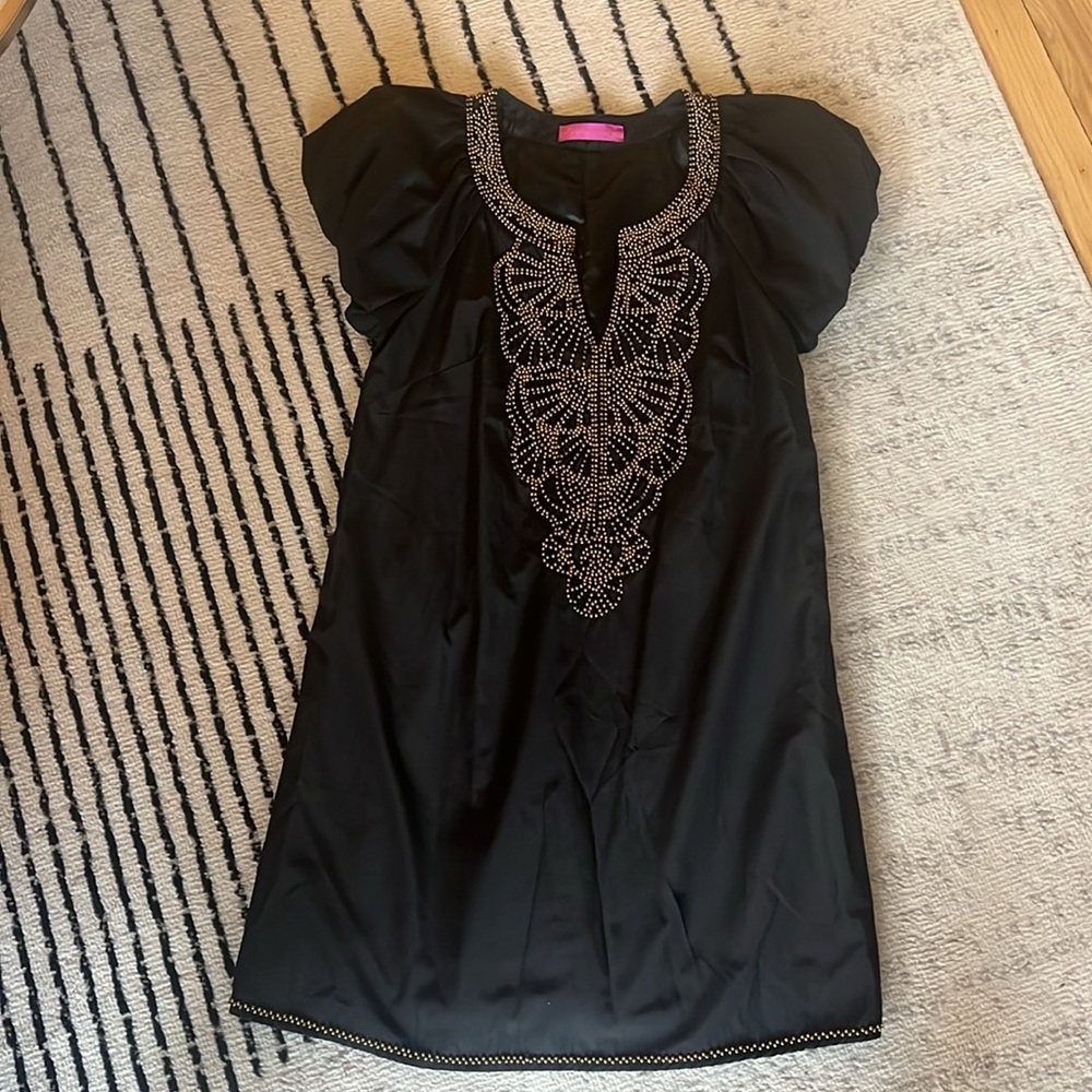 Beaded Bubble Mini Dress